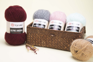 Alpine Angora yarn 3 x 150 g
