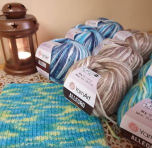 Allegro yarn 10 x 50 g SALE
