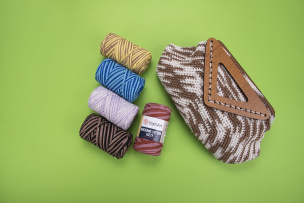 Macrame Cotton Jazzy yarn 4 x 250 g 1+1 SALE