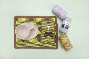 Macrame Cotton Jazzy yarn 4 x 250 g 1+1 SALE
