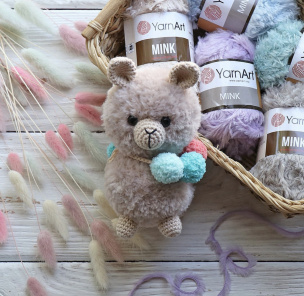 Mink yarn 10 x 50 g SALE