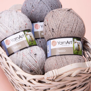 Tweed yarn 5 x 100 g