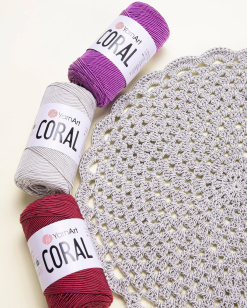 Coral yarn 5 x 200 g