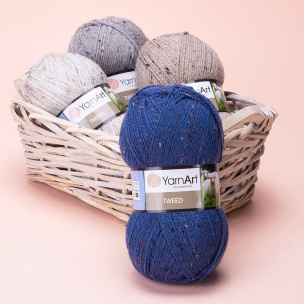 Tweed yarn 5 x 100 g