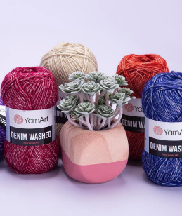 Denim Washed yarn 10 x 50 g