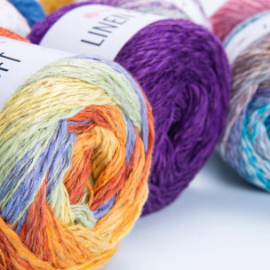Linen Soft yarn 4 x 100 g