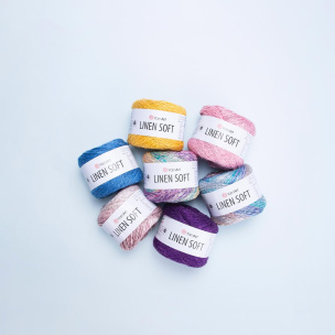 Linen Soft yarn 4 x 100 g