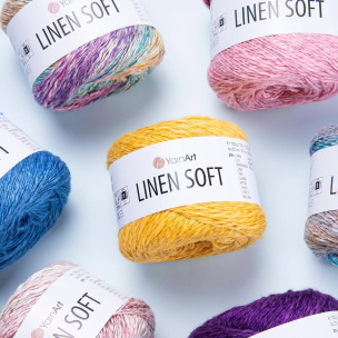 Linen Soft yarn 4 x 100 g