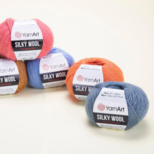 Silky Wool yarn 10 x 25 g