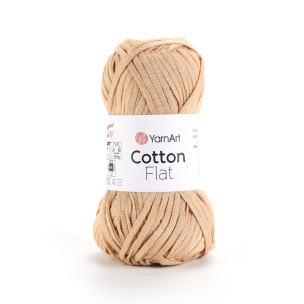 Cotton Flat yarn 10 x 50 g
