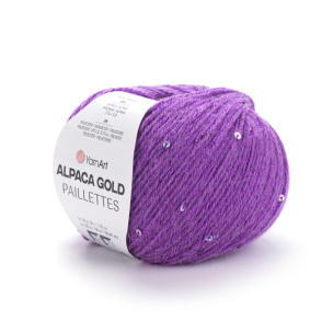 Alpaca Gold Paillettes yarn 10 x 50 g