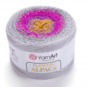 Flowers Alpaca yarn 2 x 250 g Flowers Alpaca yarn 2 x 250 g